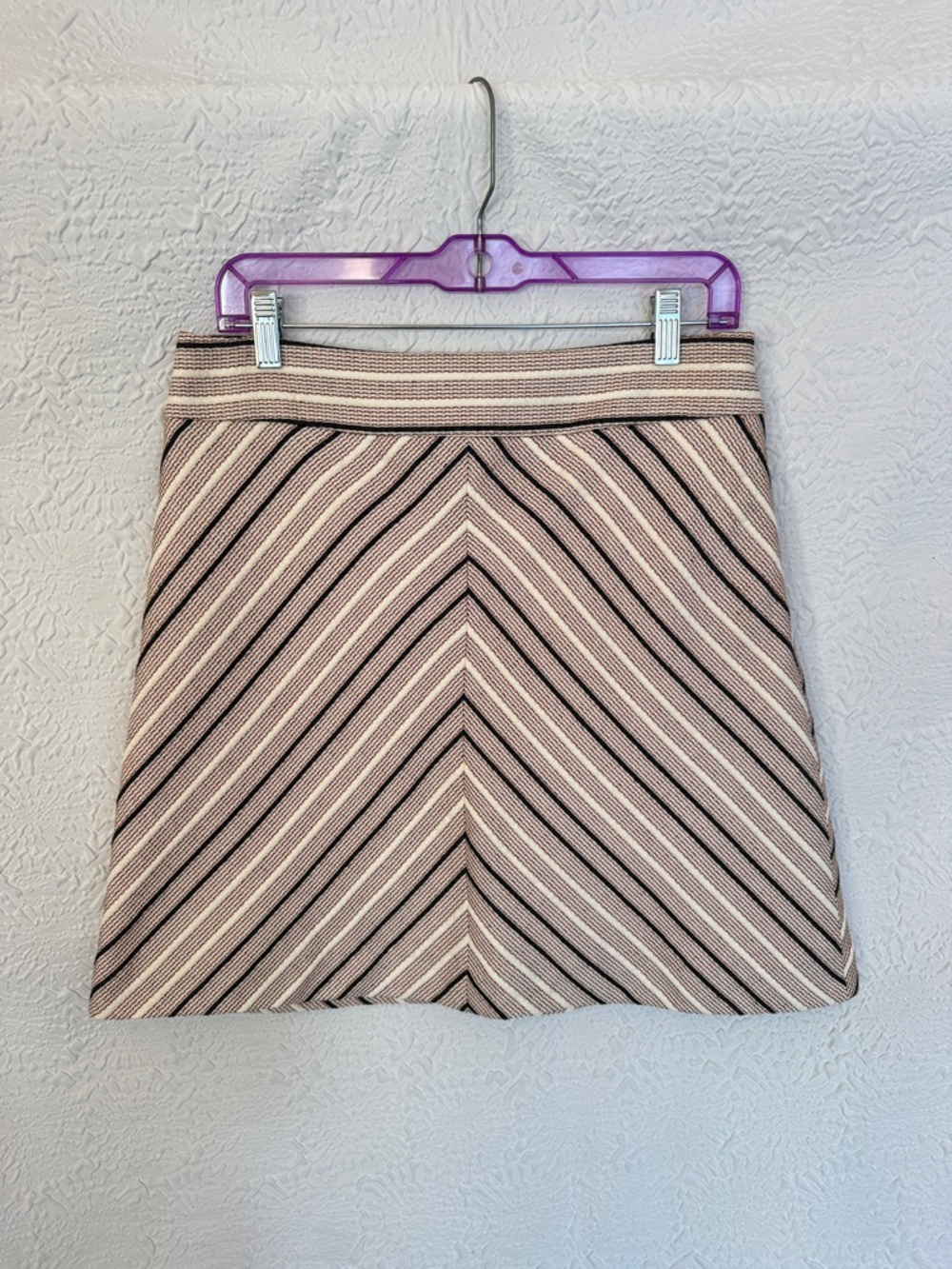 Ann Taylor LOFT 🤍 | Textured A-Line Skirt | Side Zip | Size 8
